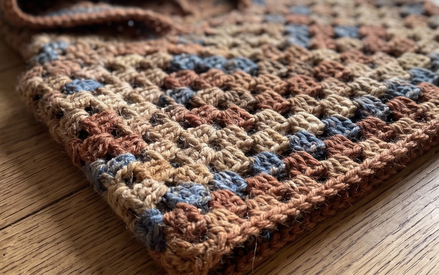 Crochet Granny Harlequin Hooded Cowl Free Pattern
