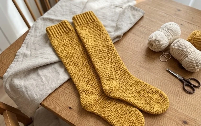 Overknee Socken häkeln: Kostenlose Anleitung für Anfänger