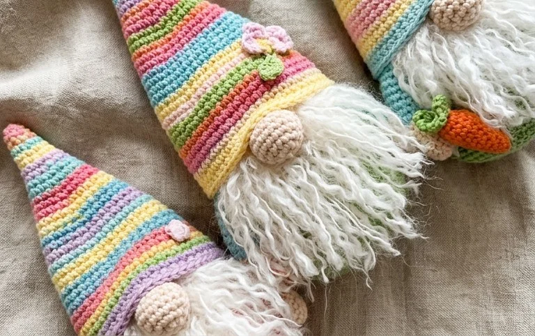 10+ Easter and Garden Gnome Free Crochet Patterns