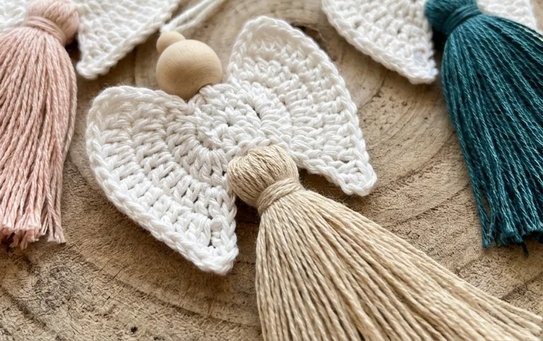 Crochet Angel Ornament Free Pattern and Video Tutorial - Winding Road Crochet