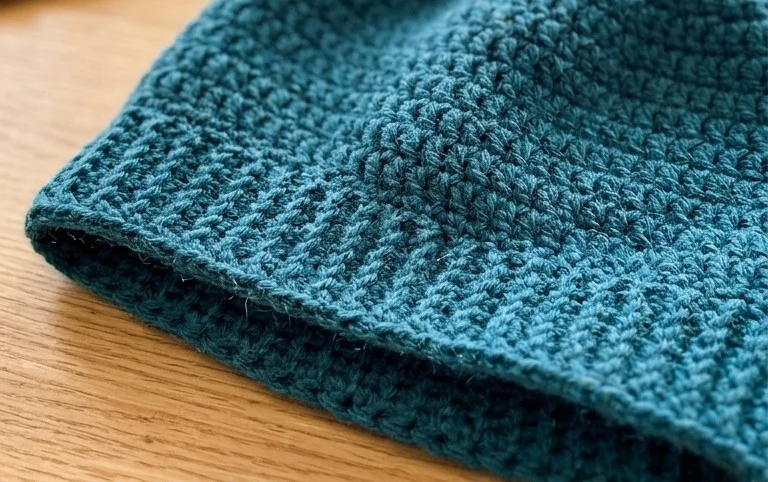 Slouchy Peaked Hat Free Crochet Pattern