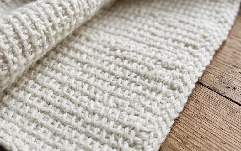 Crochet Blanket Tunisian Stitch - Tutorial