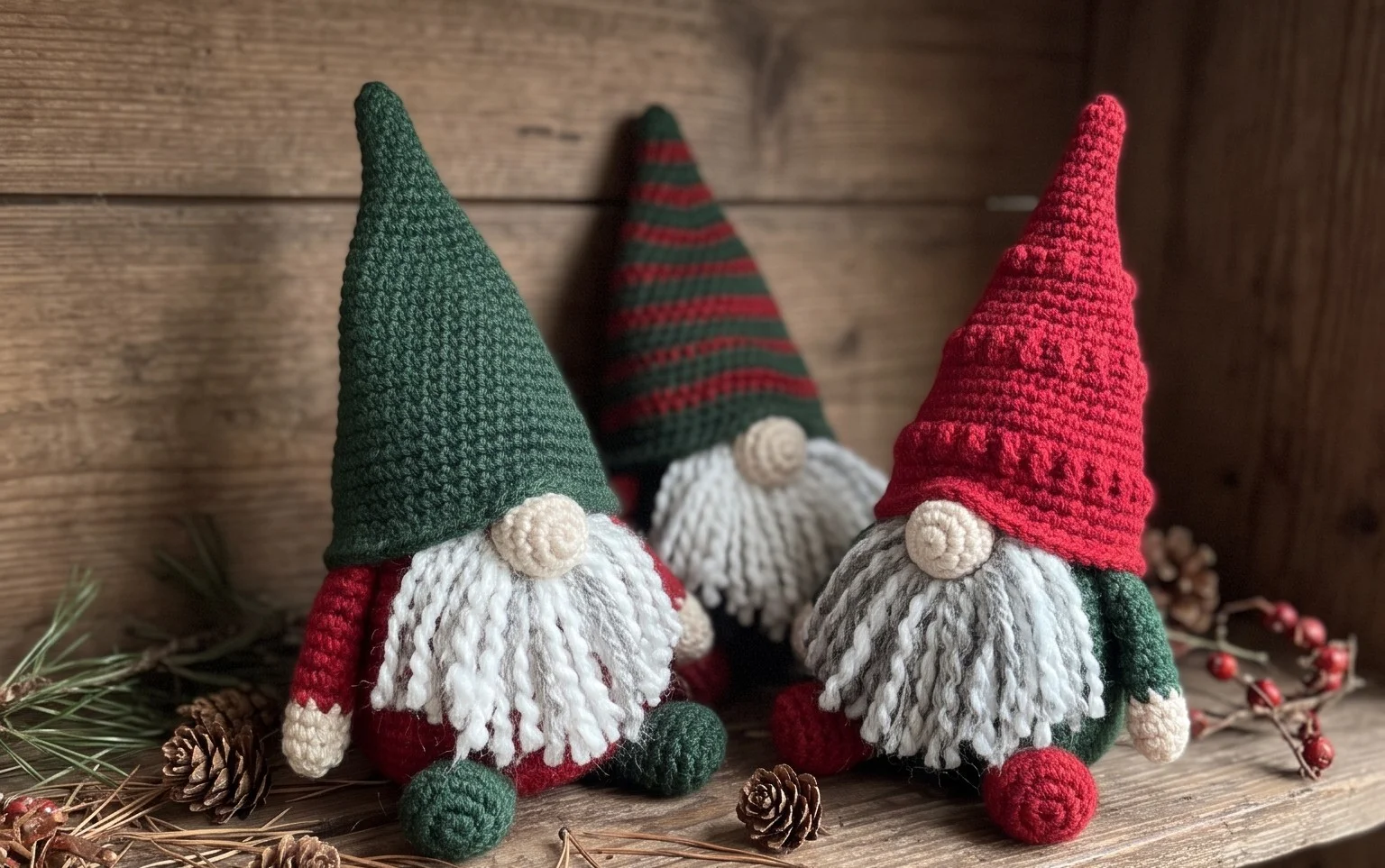 8 Weihnachtswichtel häkeln: Kostenlose Anleitung für Anfänger