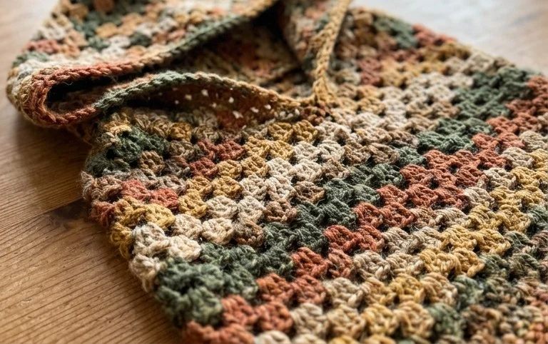 Crochet Granny Harlequin Hooded Cowl Free Pattern