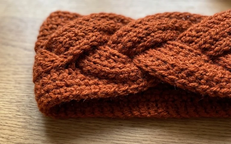 Crochet Braided Headband Tutorial